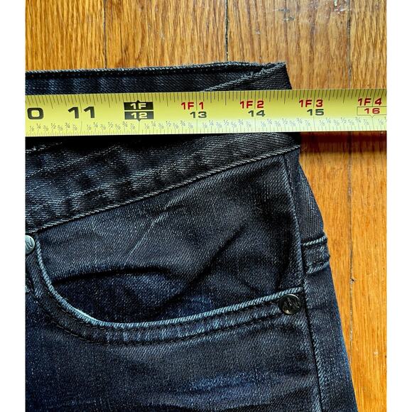 HOPE Ringstrand Soderberg Stockholm Sweden Jeans Womens 27 Waxed Y2K Grunge Punk - Picture 11 of 15